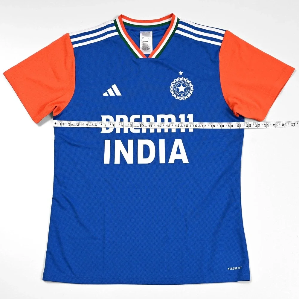 India Dream 11 National Cricket Jersey Women's Large Adidas‎
